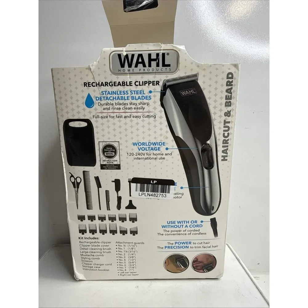 Wahl 79434 Rechargeable Cord/Cordless Haircutting & Grooming Kit